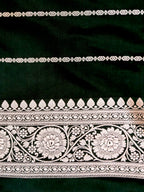 Banarasi Mashru Silk Jall in Bottle Guard