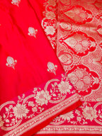 Banarasi Mashru Silk Meenakari