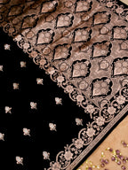 Banarasi Mashru Silk Meenakari