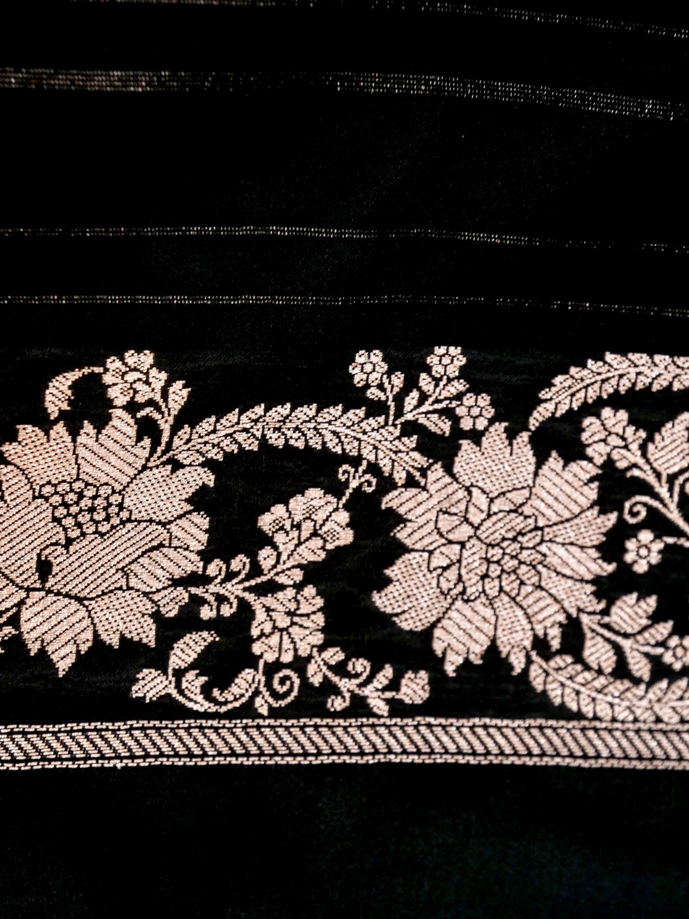 Banarasi Mashru Silk Meenakari