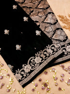 Banarasi Mashru Silk Meenakari