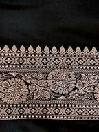 Banarasi Mashru Silk in Black