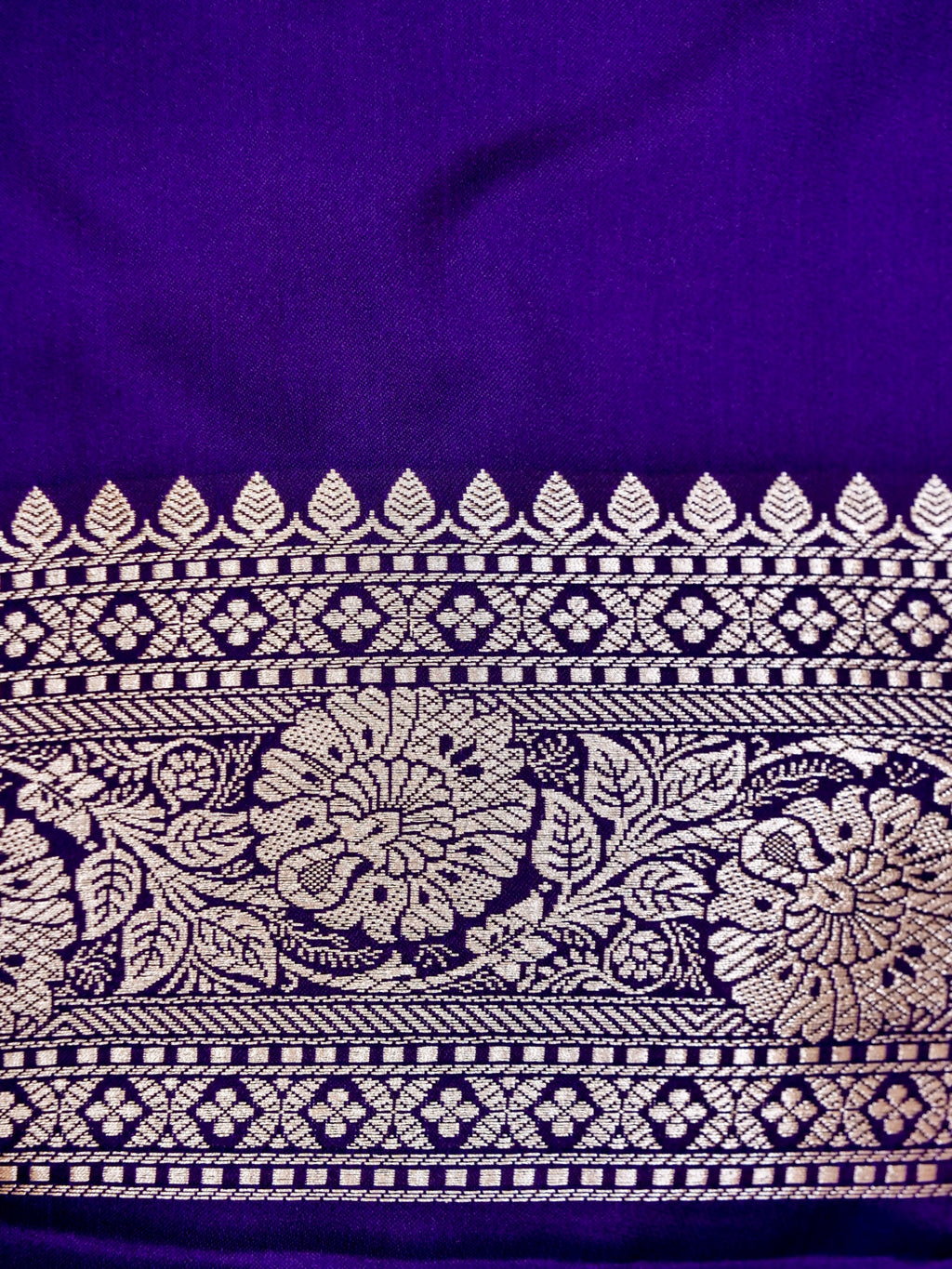 Banarasi Mashru Silk in blue